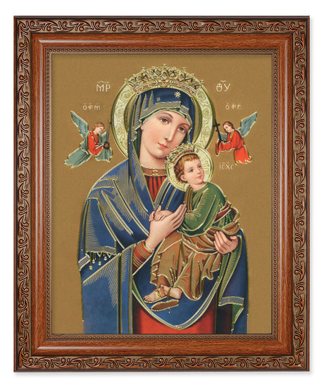 Our Lady of Perpetual Help 8x10 Framed Print Under Glass