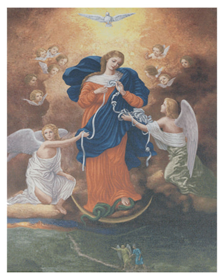 Our Lady Untier of Knots 8x10 Stretched Canvas Print
