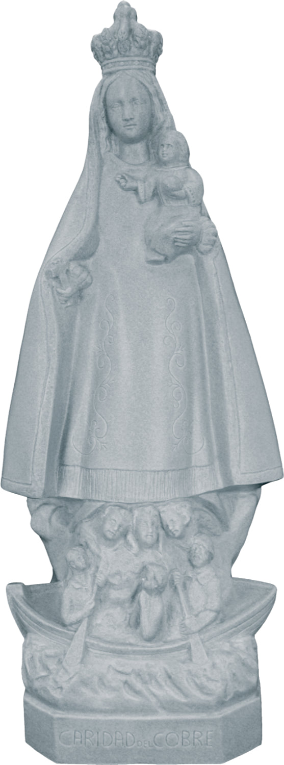 Plastic Our Lady of Charity Statue - 24 inch