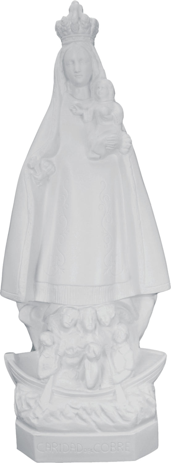 Plastic Our Lady of Charity Statue - 24 inch