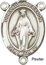 Our Lady of Lebanon Rosary Centerpiece Sterling Silver or Pewter