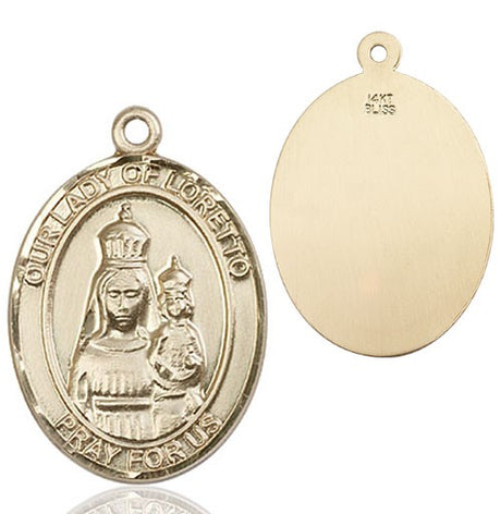 Our Lady of Loretto Patron Saint Medal