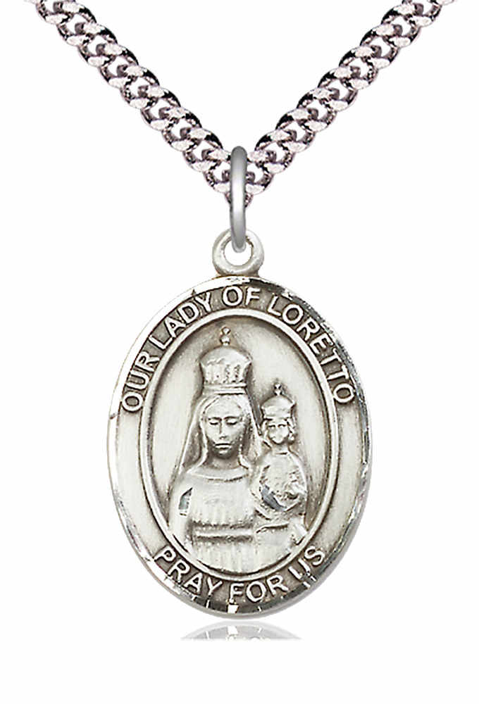 Our Lady of Loretto Patron Saint Medal