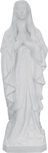 Plastic Our Lady of Lourdes Statue - 24 inch