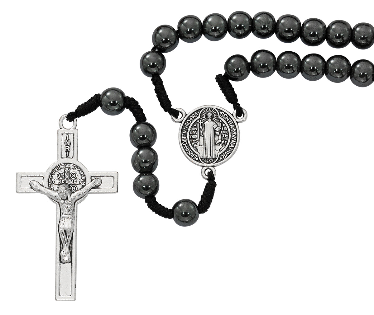 Hematite St. Benedict Rosary