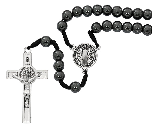 Hematite St. Benedict Rosary