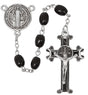 Black Wood St. Benedict Rosary