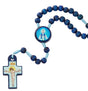 Kids Blue Wood Rosary