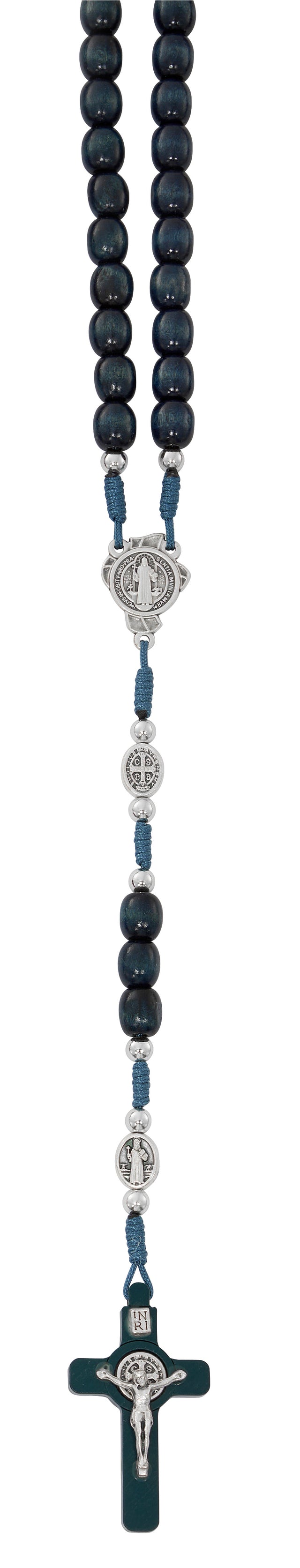 Italian Wood St. Benedict Rosary