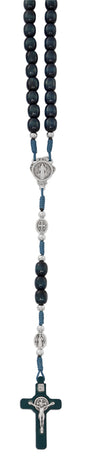 Italian Wood St. Benedict Rosary