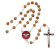 Olive Wood Confirmation Rosary from Italy