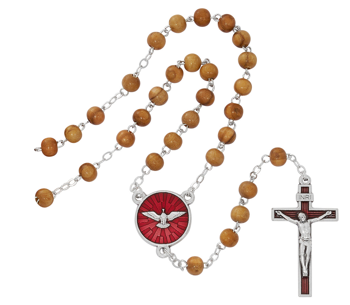 Olive Wood Confirmation Rosary from Italy