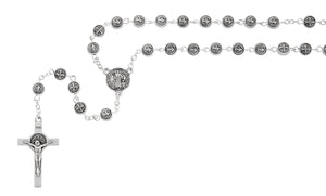 All Metal St. Benedict Rosary