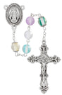 Multi-Color Sparkle Glass Bead Rosary