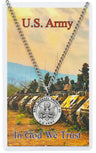 St. Michael U.S. Army Pewter Medal with Soldier's Prayer Card