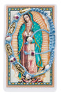 Aqua Corded Our Lady of Guadalupe Bracelet with Holy Card