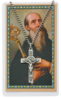 Pewter St. Benedict Crucifix with Holy Card