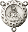 Scapular Sterling Silver Rosary Centerpiece