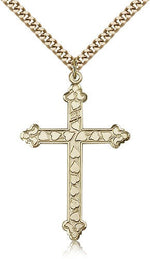 Cross Pendant with Hearts