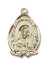 Wheat and Ribbon Scapular Medal