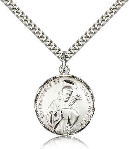 Round St. Francis of Assisi Medal