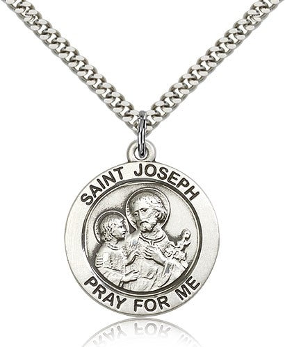 Pray for Me St. Joseph Necklace for Women
