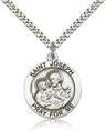 Pray for Me St. Joseph Necklace for Women