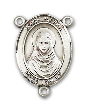 St. Rafka Rosary Centerpiece Sterling Silver or Pewter