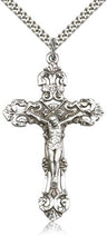 Men's Large Ornate Tip Crucifix Pendant