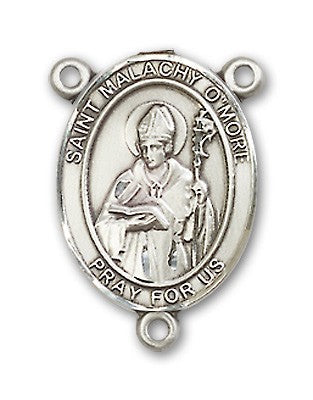 St. Malachy O'more Rosary Centerpiece Sterling Silver or Pewter