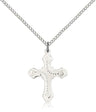 Dotted Etched Women's Cross Pendant