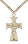 Contemporary Celtic Crucifix Pendant