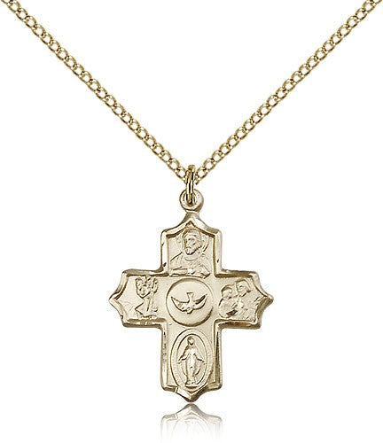 Women's 5-Way Medal with Circle Dove