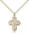 Women's 5-Way Medal with Circle Dove