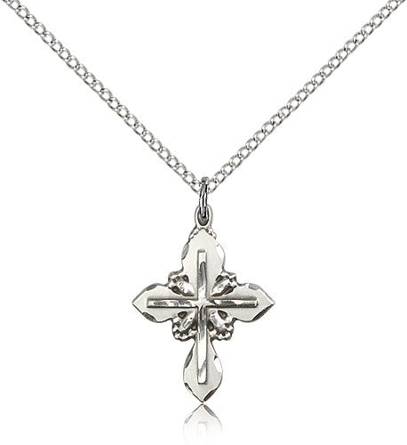 Smaller Women's Teardrop Cross in Cross Pendant