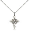 Smaller Women's Teardrop Cross in Cross Pendant