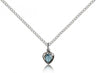 Infant Size Enamel Center Miraculous Heart Medal