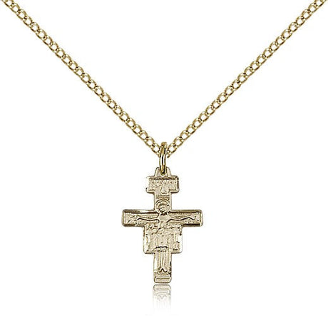 Women's Small San Damiano Crucifix Pendant