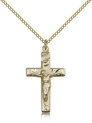 Women's Small Traditional Crucifix Necklace