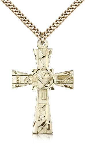 Men's Mosaic Cross Pendant