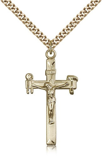 Hammer &amp; Wrench Crucifix Pendant