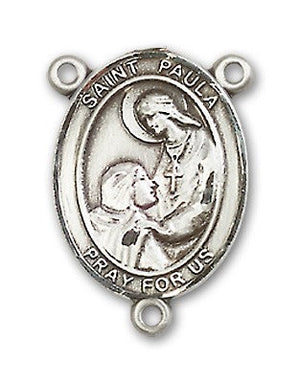 St. Paula Rosary Centerpiece Sterling Silver or Pewter