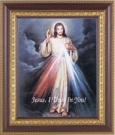 Divine Mercy 8x10 Framed Print Under Glass