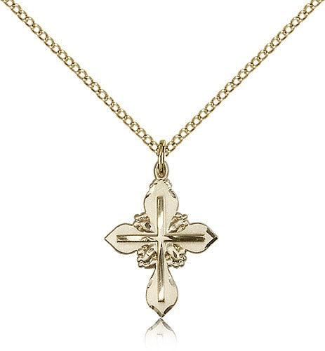 Smaller Women's Teardrop Cross in Cross Pendant