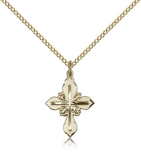 Smaller Women's Teardrop Cross in Cross Pendant