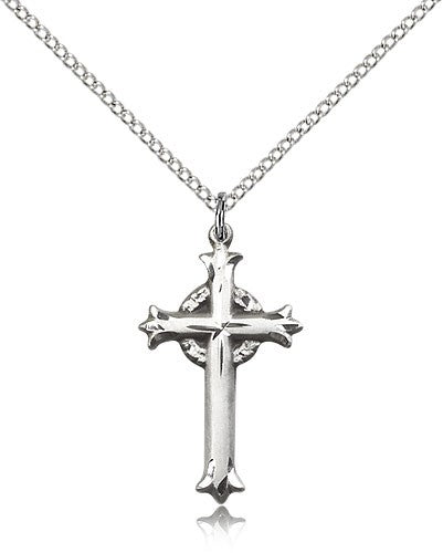 Wreath Cross Necklace for Women
