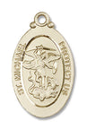 Oval Double-sided St. Michael Guardian Medal