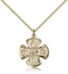 Women's Wide Tip 5-Way Medal with Dove Center