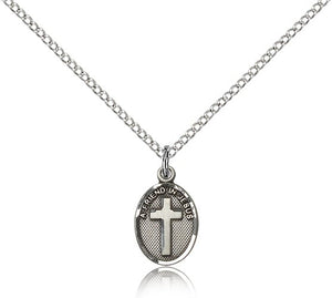Petite Friend In Jesus Cross Pendant