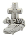 Son Please Drive Carefully Visor Clip